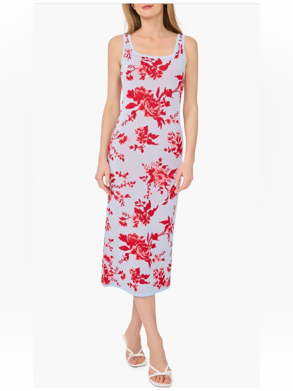Ted Baker Floral Sleeveless Sweater Dress